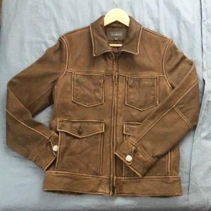 Ll Bean Signature Leather Jacket 